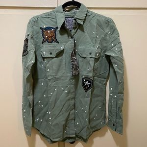 Affliction Women’s Button Down Shirt
